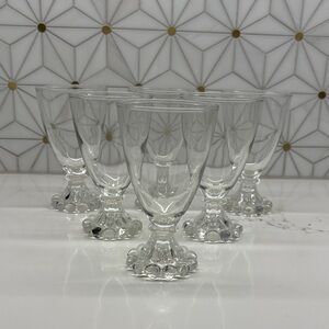 Vintage Anchor Hocking Berwick Boopie Juice/Wine 5oz Glasses Set of 6